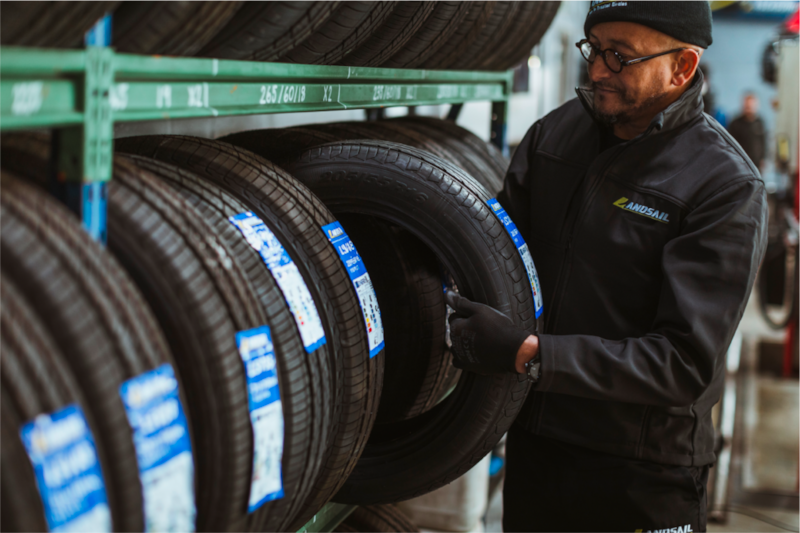 Always check your tyres for condition, age and wear. (Land sail)