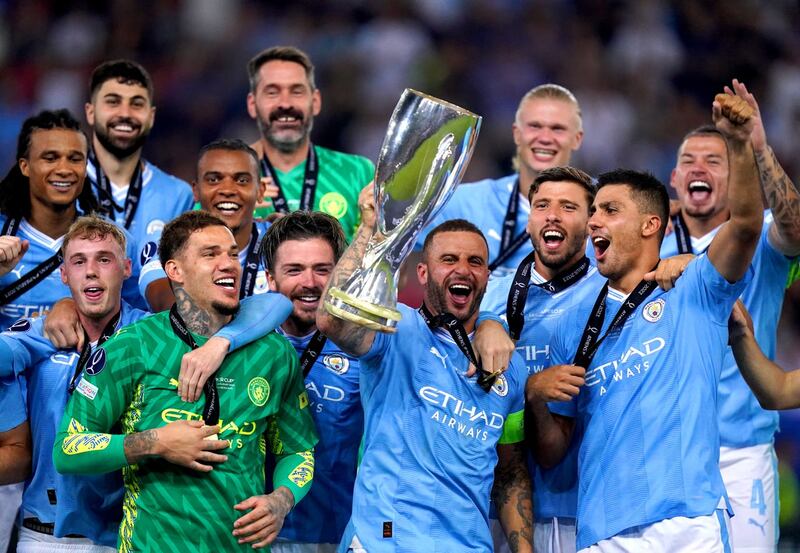 Kyle Walker sets sights on more trophies after signing new Man City ...