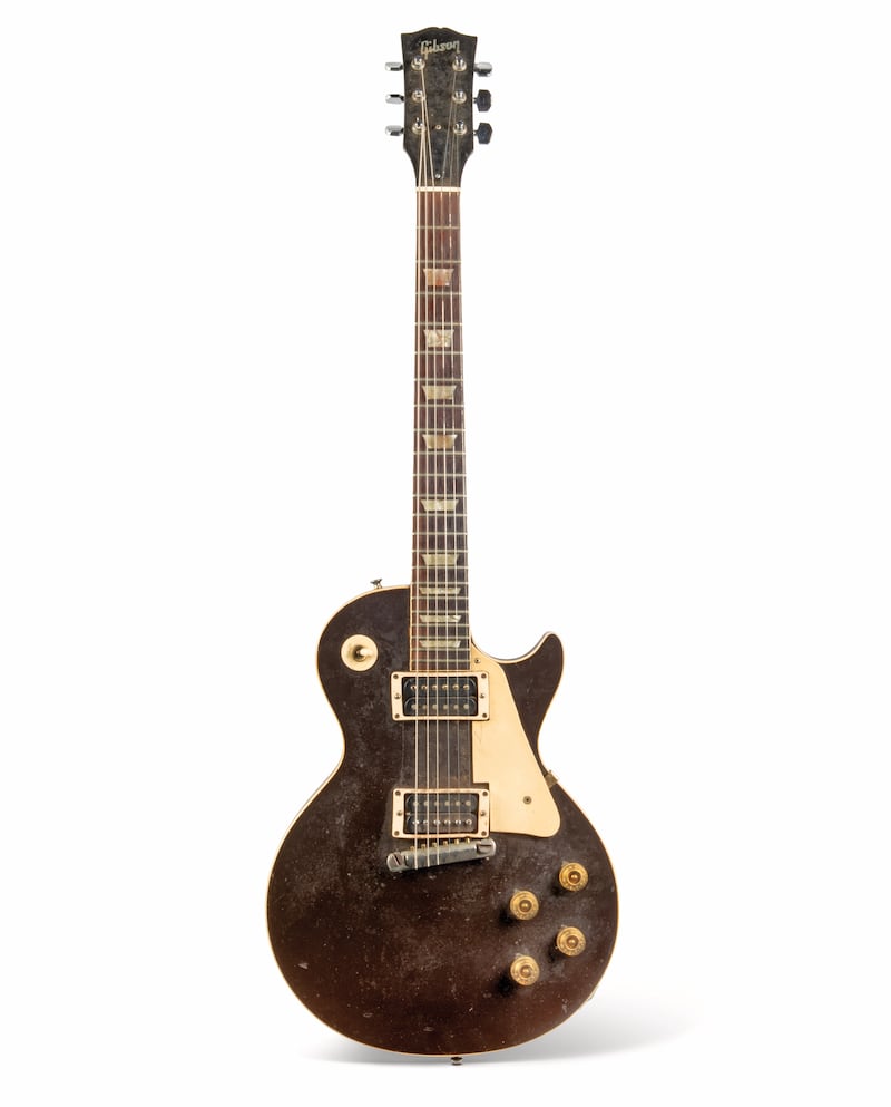 The Les Paul used in a performance with Bowie which is expected to fetch up to £500,000