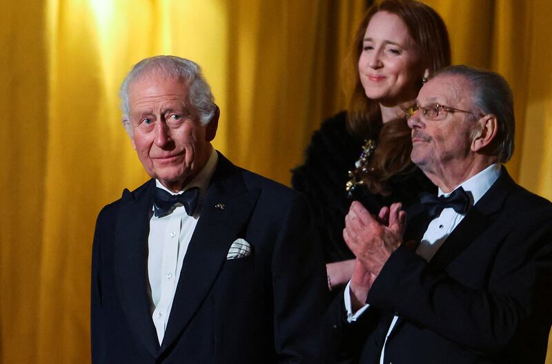 King Charles III arrives for the Royal Variety Performance at the Royal Albert Hall, London.